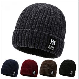 Chapeaux tricotés pour hommes et femmes, chapeaux chauds coupe-vent en laine pour hommes et femmes, nouvelle collection automne et hiver