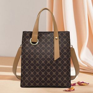 Sac à main pour mère d'âge moyen, sac à bandoulière imprimé classique, cheveux lisses, nouvelle collection automne et hiver