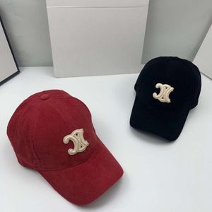 Arc de triomphe en velours côtelé épais, nouveau chapeau d'extérieur de Baseball polyvalent à la mode, automne et hiver