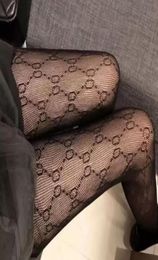 Herfst en winter strakke zijden kousen uit één stuk patroon elastische zwarte visnet strakke zijden kousen met holle sexy8888827605