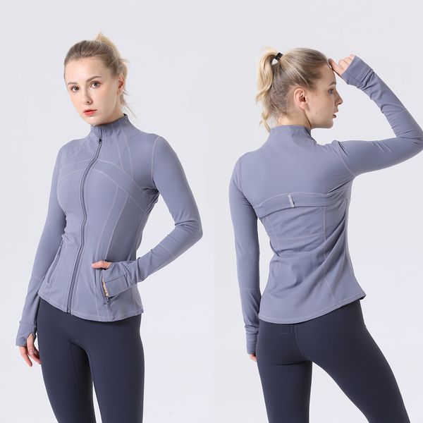 Vêtements de yoga d'automne et d'hiver pour femmes Yoga à manches longues Sports Fitness Vêtements Manteau Vente en gros Slim Fit Loisirs Compression Vêtements Vestes pour femmes