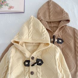 Automne Baby Sweater Boys Girl Pullaires Bravates Cable-Taste à manches longues Hoodies Tricotwear Vestes Kid Knit Clothes Tops Gy10031