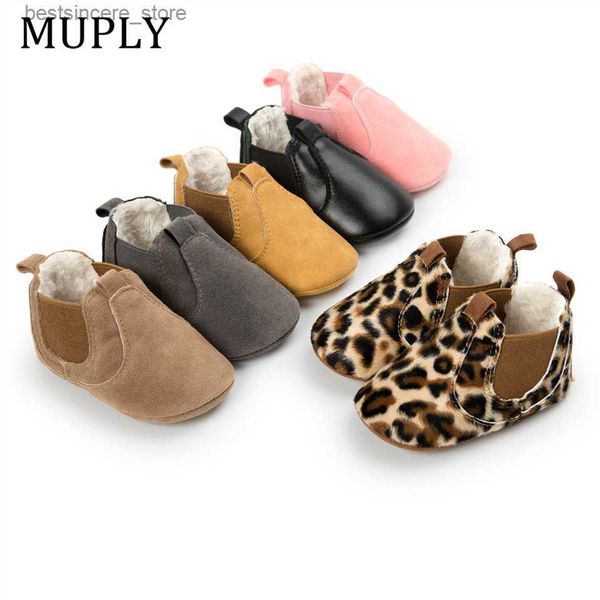 Otoño bebé niño leopardo PU zapatos de cuero recién nacido niña primer andador zapatillas zapatos niño clásico casual zapatos L230522