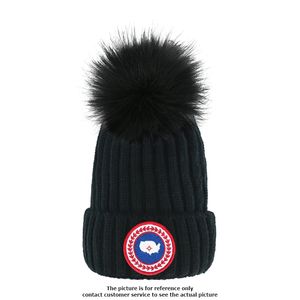 Herfst Canada Gebreide muts Luxe muts winter Heren en Dames Unisex geborduurd logo ganzenwol gemengde hoeden