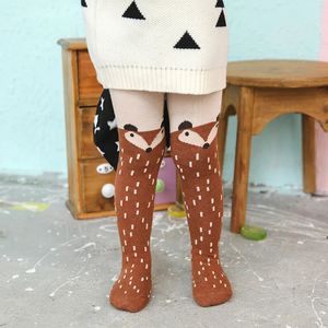 Automne Cartoon Fox Baby Girl Collons Coton Chilages mignons Stocking Pantyhose pour gamin 05 ans Vendre YYT358 240322