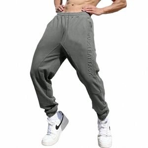 Automne Cott pantalons décontractés hommes Joggers pantalons de survêtement Gym Fitn course Sport pantalon mâle formation vêtements bas survêtement 865M #