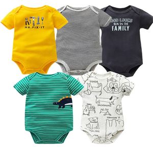 Autumn Cotton Baby Mompers para niños pequeños de manga larga para niña recién nacida