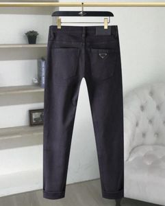 Automne Designer Hommes Jeans Design De Luxe Mode Casual Élastique Slim Fit Pantalon De Haute Qualité Célèbre Marque Zipper Slim Skinny Pantalon Hip Hop Denim Jeans