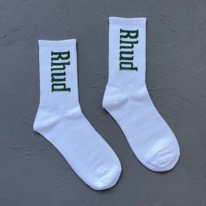 Diseñador de otoño RHUD 3 pares Fashion Mid Tube Socks Mens Sports Womens Sock x8km