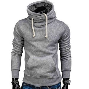 Herfst trekkoord sportkleding mannen hiphop zweet dragen zak running jas hoodies mannen mannelijke truien heren trainingspakken 211106