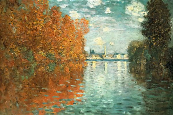 Effet d'automne à Argenteuil, 1873 Claude Monet Peinture à l'huile sur toile Peintures de paysage Art Peint à la main Impressionnisme Images murales pour la décoration de la maison