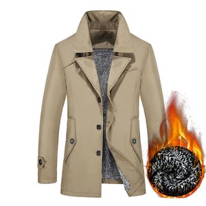 Herfst Mode Heren Trenchcoat Mannelijke Blazer Design Business Casual Suit Jas Winter Dikke Warm Windbreaker Plus Size 8XL 9XL