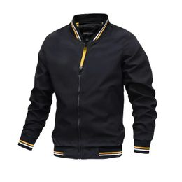 Herfstjack Men Black Fashion Outwears Clothing Ropa Hombre Coats Motorcycle Racing Wind Breaker Jackets voor Plus Size 5xl 240430