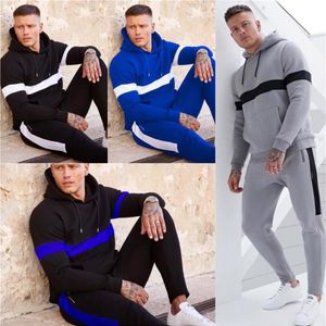 Automne Hommes Designer Mode Survêtements Sweatsuit Deux Pièces Ensemble Top Pantalon À Capuchon Lâche Casual Sweat À Capuche Sport En Plein Air Streetwear Suit2542