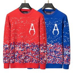 Herfst Heren Dames Designer Truien Mode Letters Borduren Hoodies Sweatshirt voor Heren Dames Kersttrui Winter Knitwear Hoodie S M-3XL