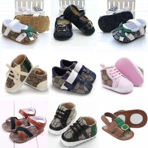 Peuter schoenen pasgeboren Kid Designer schoenen Kinderjongens jongens meisjes sneakers 0-18m anti drop soft sole sportschoenen