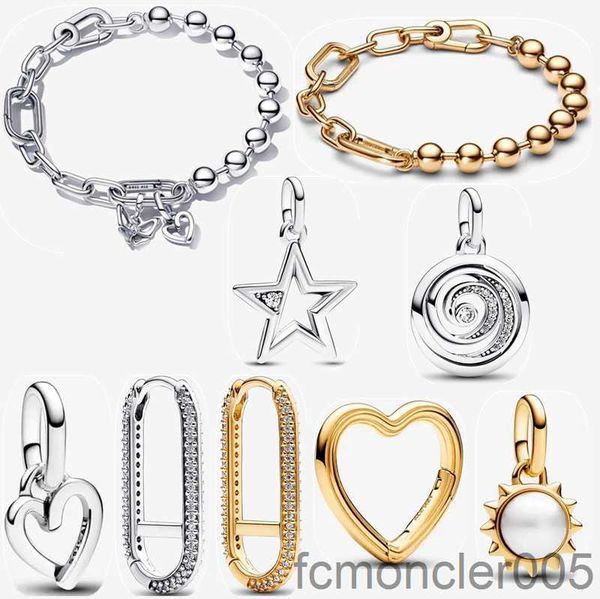 Automne Nouvelles perles Bracelets for Women Gratitude Médaillon en spirale Charme Engagement Fashion Brangle d'oreille Pendre Bijoux Bijoux DIY FIT PANDORAS BRACEL E8BD