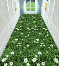 Style d'automne Long Hobby Fresh Green Grass Model Stairway Halway Home Corridor Carpet Aisle Party Mariage Rouge rouge Rouges 4646130