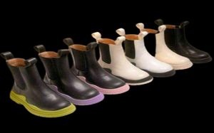 Automne enfant en bas âge fille bottes Chelsea bottes pour hiver en cuir école garçons chaussures filles neige enfants moto haute botte 2112289532854