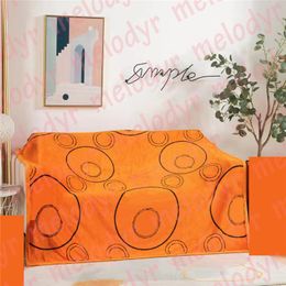 Automne couverture chaude doux velours tapis H lettre literie couverture fournitures été climatisation couette