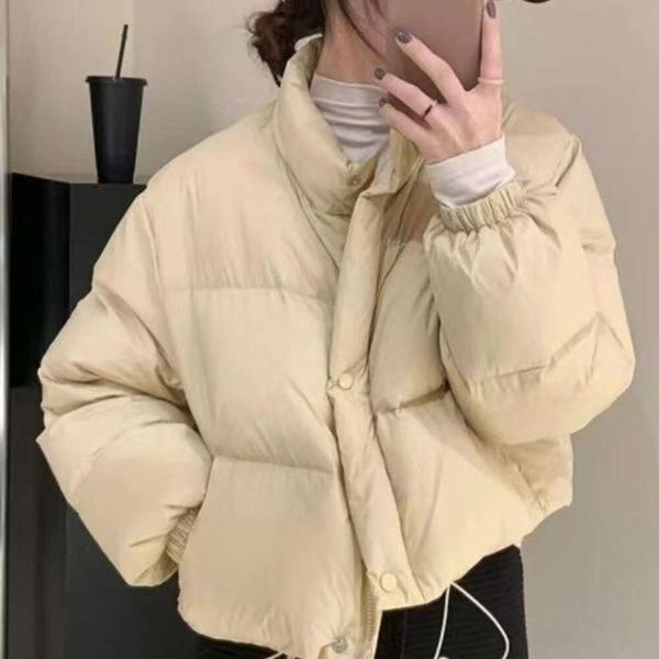 Manteau en duvet de canard blanc pour petite fille, ample et épais, nouvelle Version coréenne, automne hiver 2023