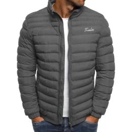 Veste thermique à fermeture éclair pour homme, élégante, de marque, avec cordon de serrage, avec poche, coupe cintrée, pour l'extérieur, collection automne et hiver 2024