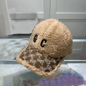 Casquette de Baseball en laine d'agneau artificielle pour femme, chapeau chaud, en peluche, Version printemps, automne et hiver