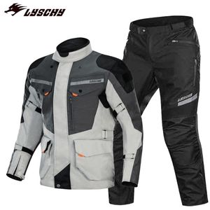 Herfst Winter Cold-Proof Motorfiets Jas Waterdicht Moto Motocross Jas Motorrijden Kleding Beschermende Gear