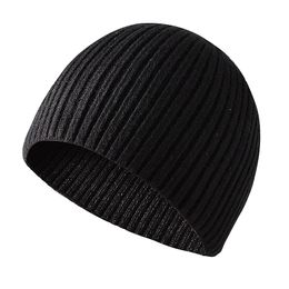 Automne hiver confortable doux tricoté bonnets chaud Skullies bonnets pour femmes hommes en plein air coupe-vent couverture casquettes mâle Bonnet 240111