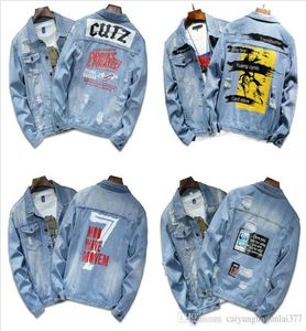 Autumn Winter Designer Men Denim Jacket Trend diverse mannelijke brief Jean Coat Styles Brand Designer Jacket Women Long Sleeve Mens CL4676368