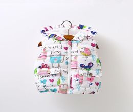 Automne hiver filles gilet décontracté veste vêtements d'extérieur pour enfants manteaux pour filles gilet infantile bébé vers le bas gilet sans manches enfants veste chaude2563182