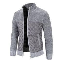 Herfst Winterjas Mannen Warm Kasjmier Casual Wol Rits Slim Fit Fleece Jas Mannen Jas Jurk Truien Mannelijke 220801