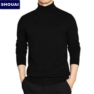 Herfst / Winter Heren Turtleneck Trui Hoge Kwaliteit Mode Leisure Comfort Super Soft Feel Pullovers Dikke Trui Heren BR 210818