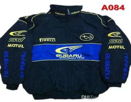 Herfst Winter Men039s Motorkleding Fietsjack Tide Katoen Winddichte Overalls Subaru Borduurkatoen Nascar Moto Ca9823828