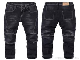 Otoño invierno hombre gran tamaño jeans hombres039 Aumentos de engordeo de mezclilla azul negro jeans fatales jóvenes jóvenes pantalones grandes talla grande 27867247