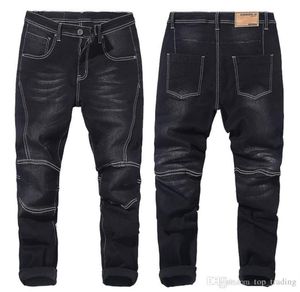 Herfst winterheren grote spijkerbroek menans Men039s vetmesten Verhoog denim blauwe zwarte jeans vet jonge grote kerel broek plus maten 25981363