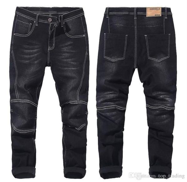 Automne Hiver Mens Grand Taille Jeans Men039S Engraissure Augmentation du denim Blue Black Loose Jeans Fat Young Big Guy Pantalon Plus taille 25981363