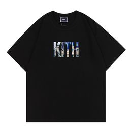 Designer d'été T-shirt Kith T-shirt surdimensionné hommes t-shirts de haute qualité décontracté été t-shirts taille américaine S-XXL