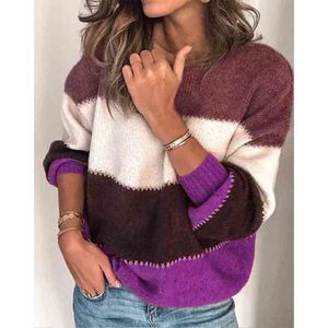 Otoño Invierno Mohair Leopardo Suéter Mujer Jersey Plus Tamaño Suéteres para mujer Suéter de gran tamaño de punto de alta calidad Jumper 210518