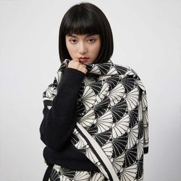 Otoño Invierno nueva moda Jacquard Cachemira mujer moda bufanda de colores gruesa y cálida Edición coreana capa de chal Simple