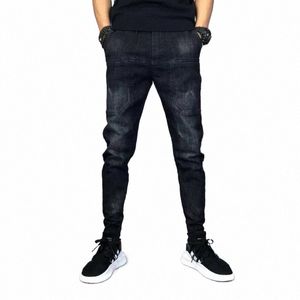 Automne Hiver Nouveaux Jeans Veet Épaissi Designer All-Match Slim Style Coréen Vêtements Streetwear Homme Denim Pantalon Homme y6aL #