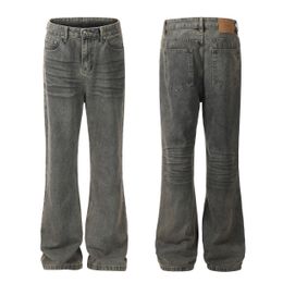 Automne d'hiver Nouvel salopes jeans hommes femmes pantalons droits larges lavés de rue lavés