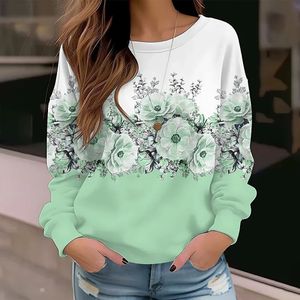 Automne hiver pull mode vêtements Design imprimé à capuche t-shirt décontracté femmes sweats Vintage haut élégant 240313