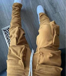 Herfst Winter Streetwear Heren Cargo Broek Zakken Sweat Pant Casual Broek Heren Jogging Broek Joggingbroek Heren Broek