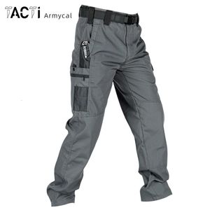 Automne hiver pantalon tactique hommes Cargo pantalon militaire multi-poches Mentrousers résistant à l'usure salopette pantalon de randonnée en plein air 240312