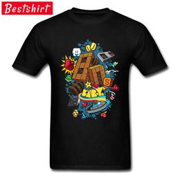 Automne Hiver Tees Manches Kanji Années 80 Bébé Jeux Astroworlds UFO Dessin Animé Les Imprimer Ukraine O-cou Hommes T-Shirt Gratuit 210420