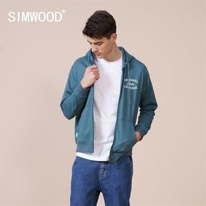 Automne Zip-Up Sweatshirt Hommes Mode Lettre Imprimer Sweats à capuche Jersey Activewear Plus Taille Qualité Vêtements 211023