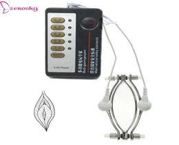 Auult Marteling Clitoris Lippen Klem Kut Klem Seksspeeltje voor Vrouwen Bdsm Bondage Schaamlippen Clip met Electro Shock Set P08163896095