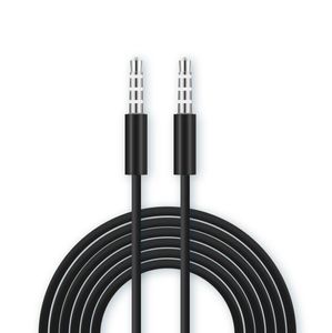 Câble Aux 1m 3FT blanc noir câble Aux 3.5mm Jack câble Audio stéréo cordon auxiliaire pour MP3 PC casque