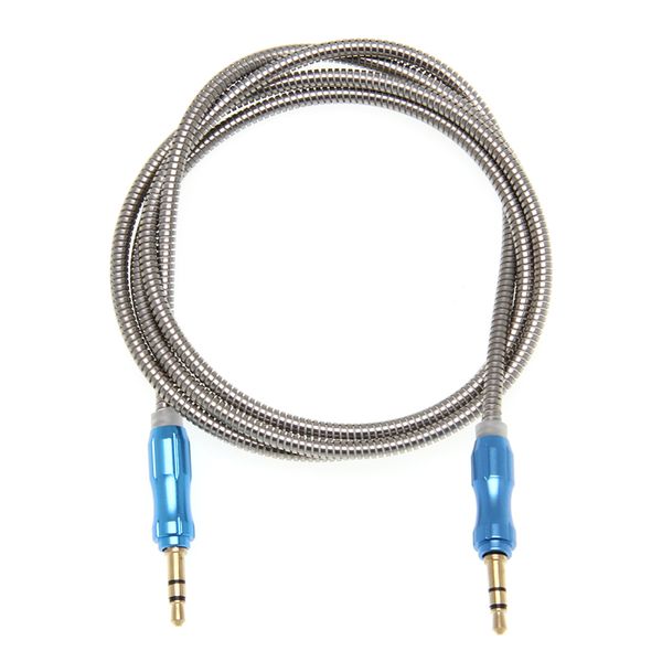 Câble auxiliaire fil de haut-parleur 3.5mm Jack ruban anneau matel câble Audio pour voiture adaptateur casque Jack 3.5mm câble de haut-parleur pour MP3 MP4 500 pièces